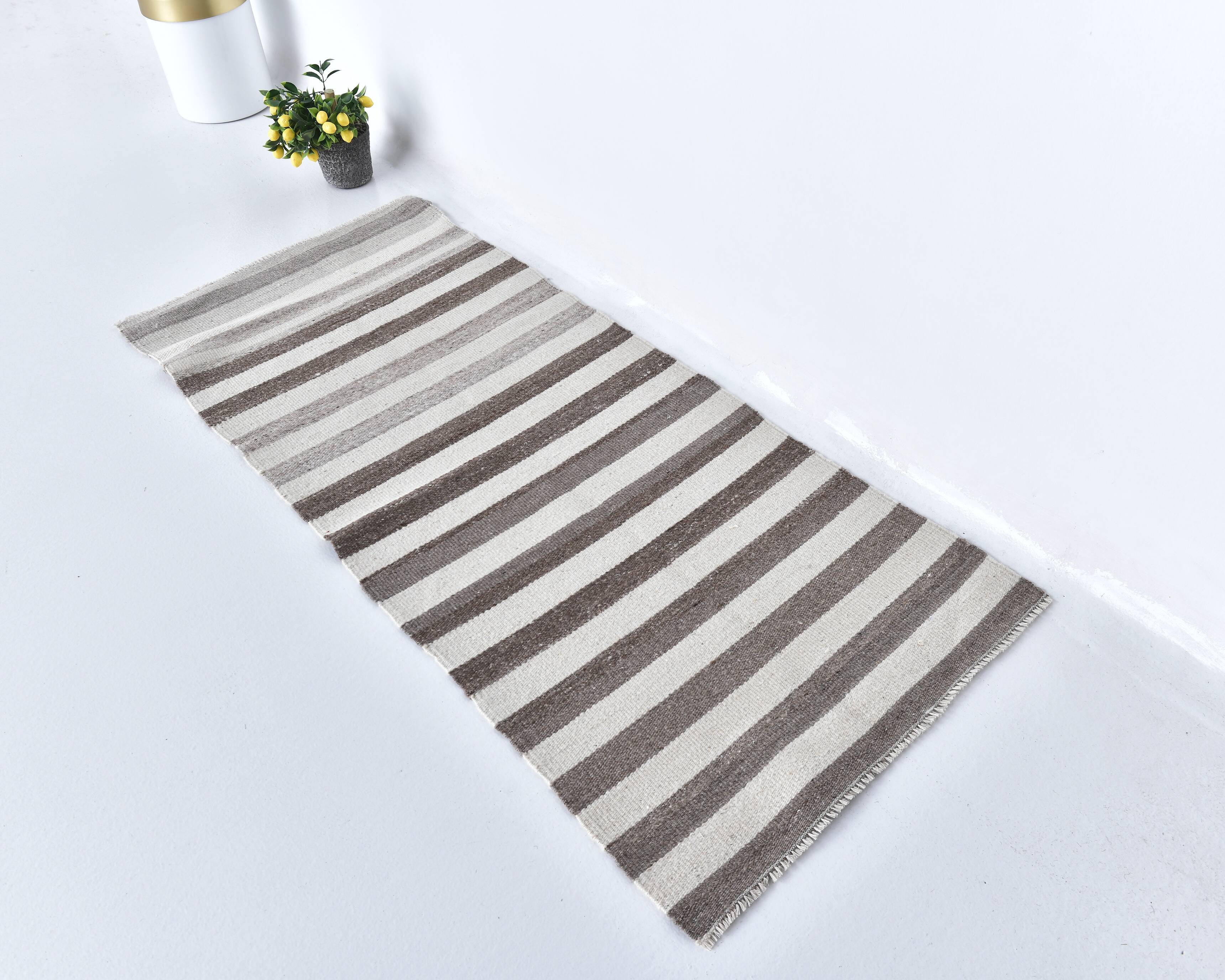 kilim runner rug, wool kilim from turkey , scandinavian style kilim rug