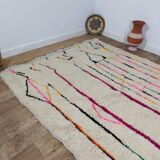 Handmade wool Berber rug 290 X 190 CM