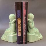 Pair of Art Deco Ceramic Bookends Louis Fontinelle 1886 - 1964