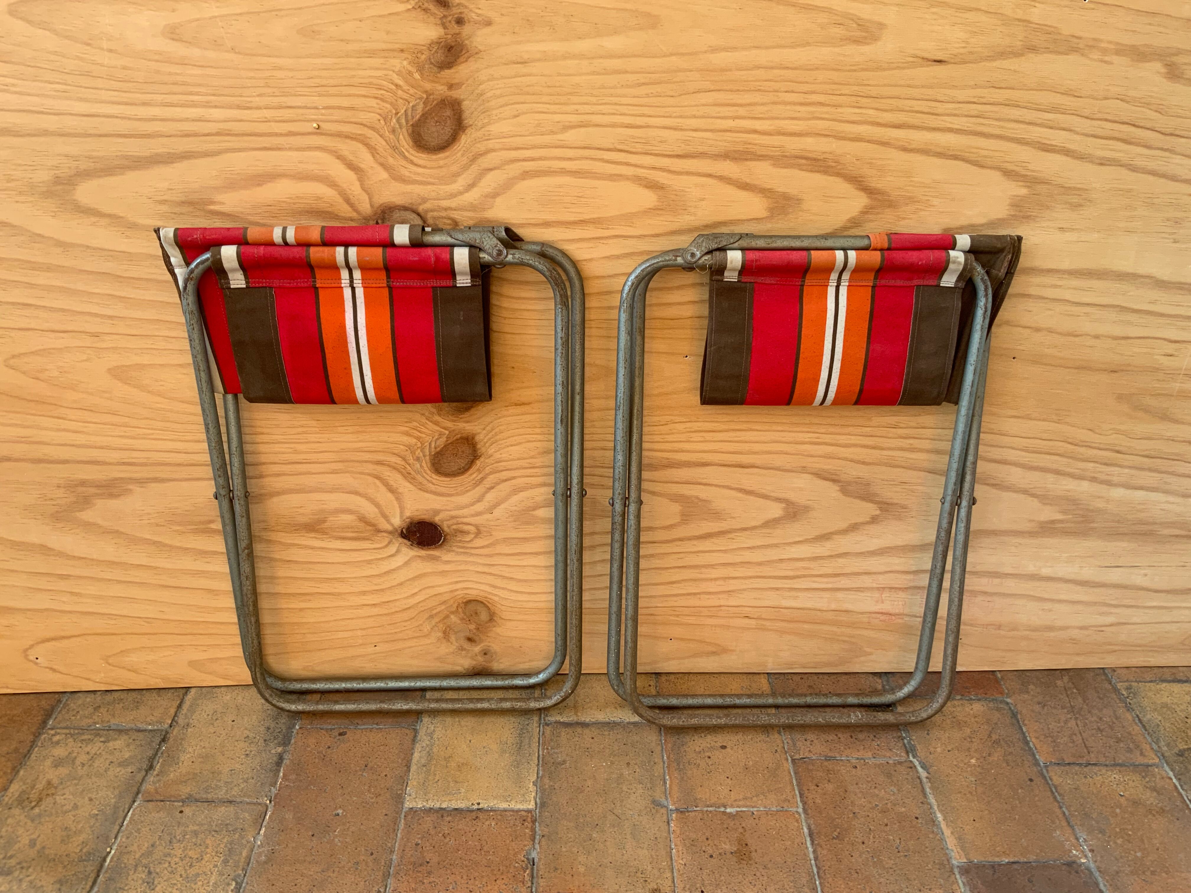 Paire de chaises de camping