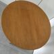 Wooden pedestal table from the 80s spindle legs
