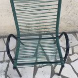 Paire de fauteuils scoubidou