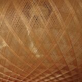 Suspension cocoon in nylon thread stretched thread rhodoïd