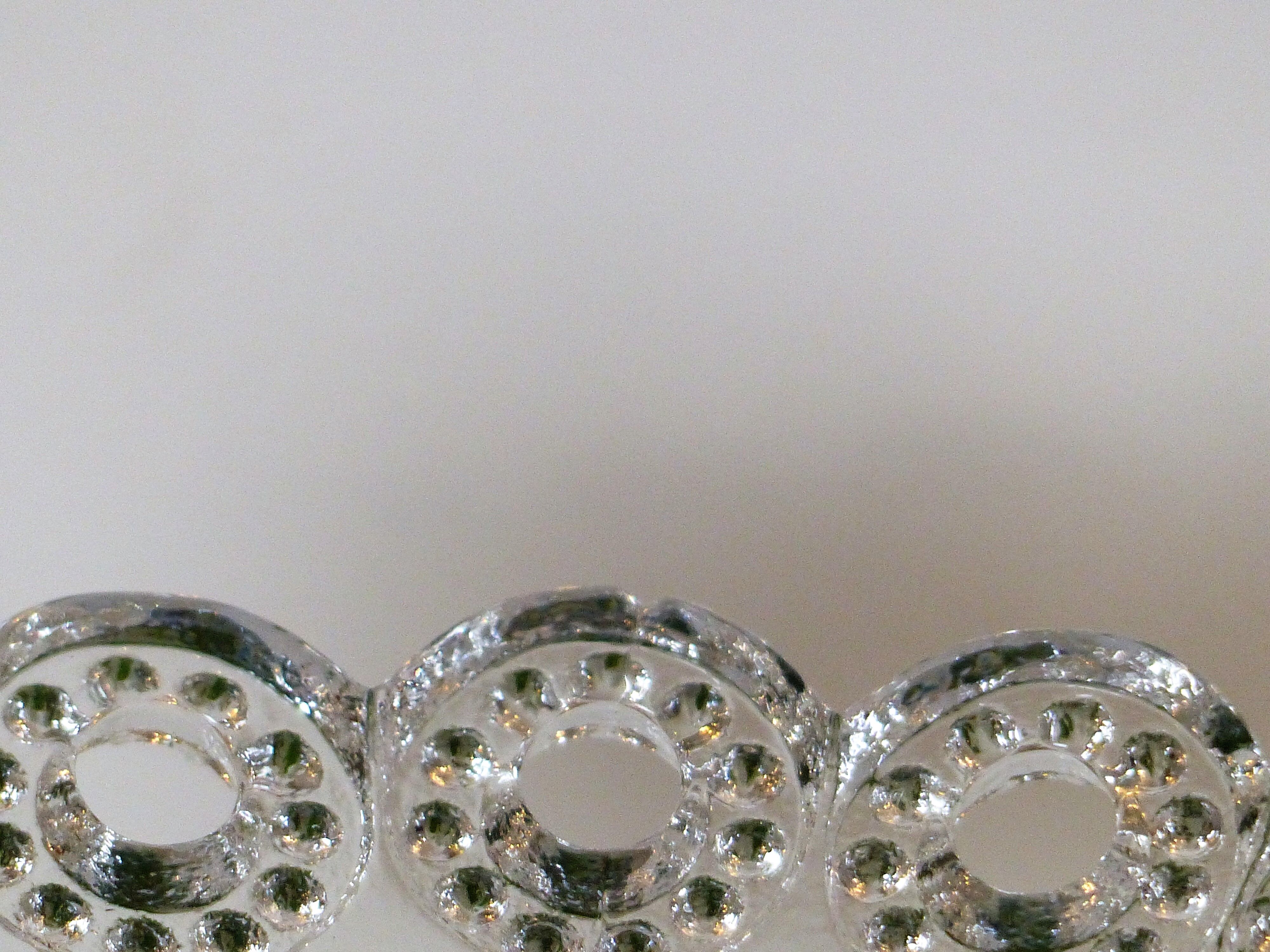 Fruit cup on foot moulded glass