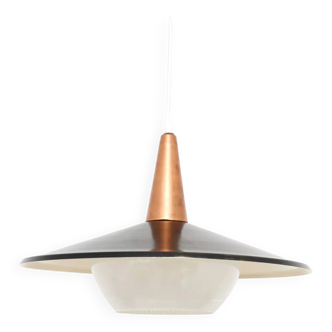 Glass vintage lamp, Denmark 1960s