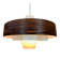 Vintage pendant lamp – metal and opaline