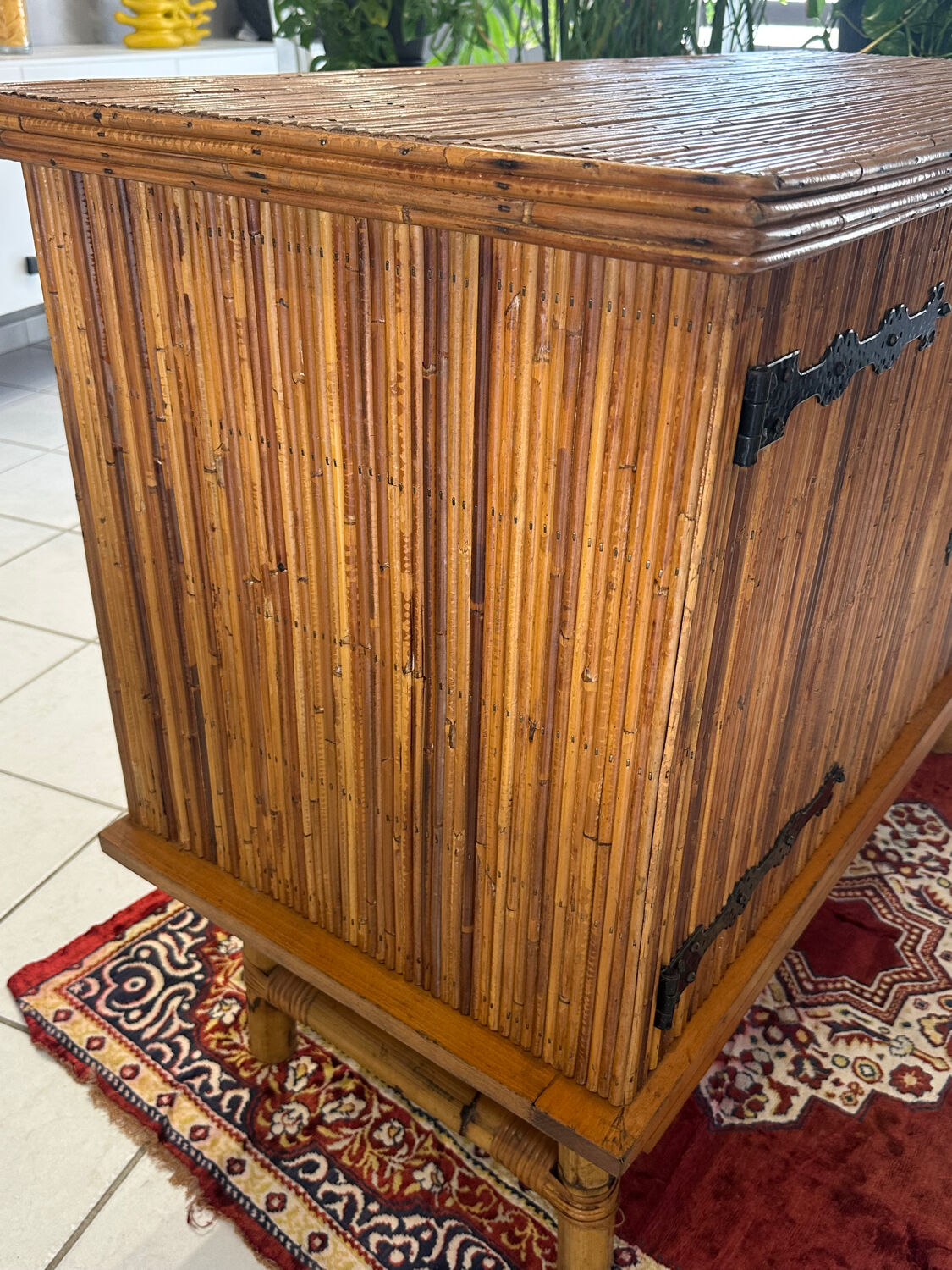 Enfilade Rattan by Adrien Audoux & Frida Minet 1960