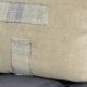 Coussin artisanal en toile ancienne style Kilim