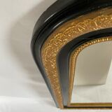 Mirror Napoleon III - black and gold - 104x78cm