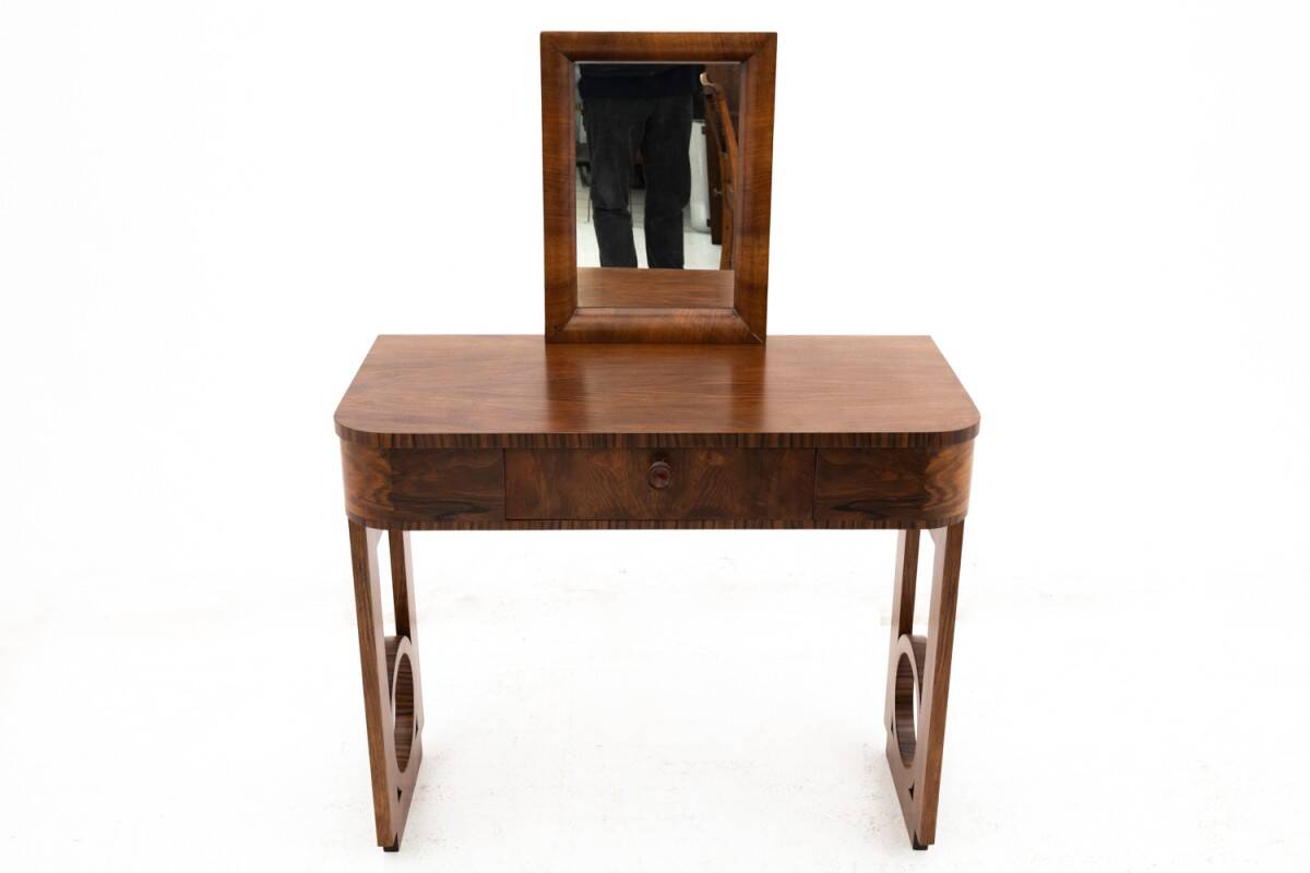 Art Deco dressing table with chair, Poland, ca. 1930.