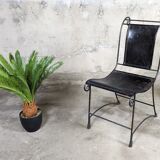 4 fauteuils en fer forgé