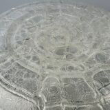 60s 70s ceiling lamp Plafoniere Ice Glass Doria Germany Space Age Design