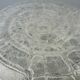 60s 70s ceiling lamp Plafoniere Ice Glass Doria Germany Space Age Design