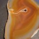 Dessous de bouteille, tranche d'agate
