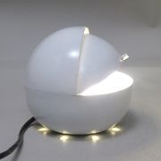 Lampe boule à volet pivotant Lamperti, années 60