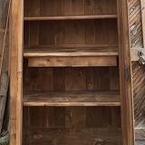 Antique wardrobe in a chic country style