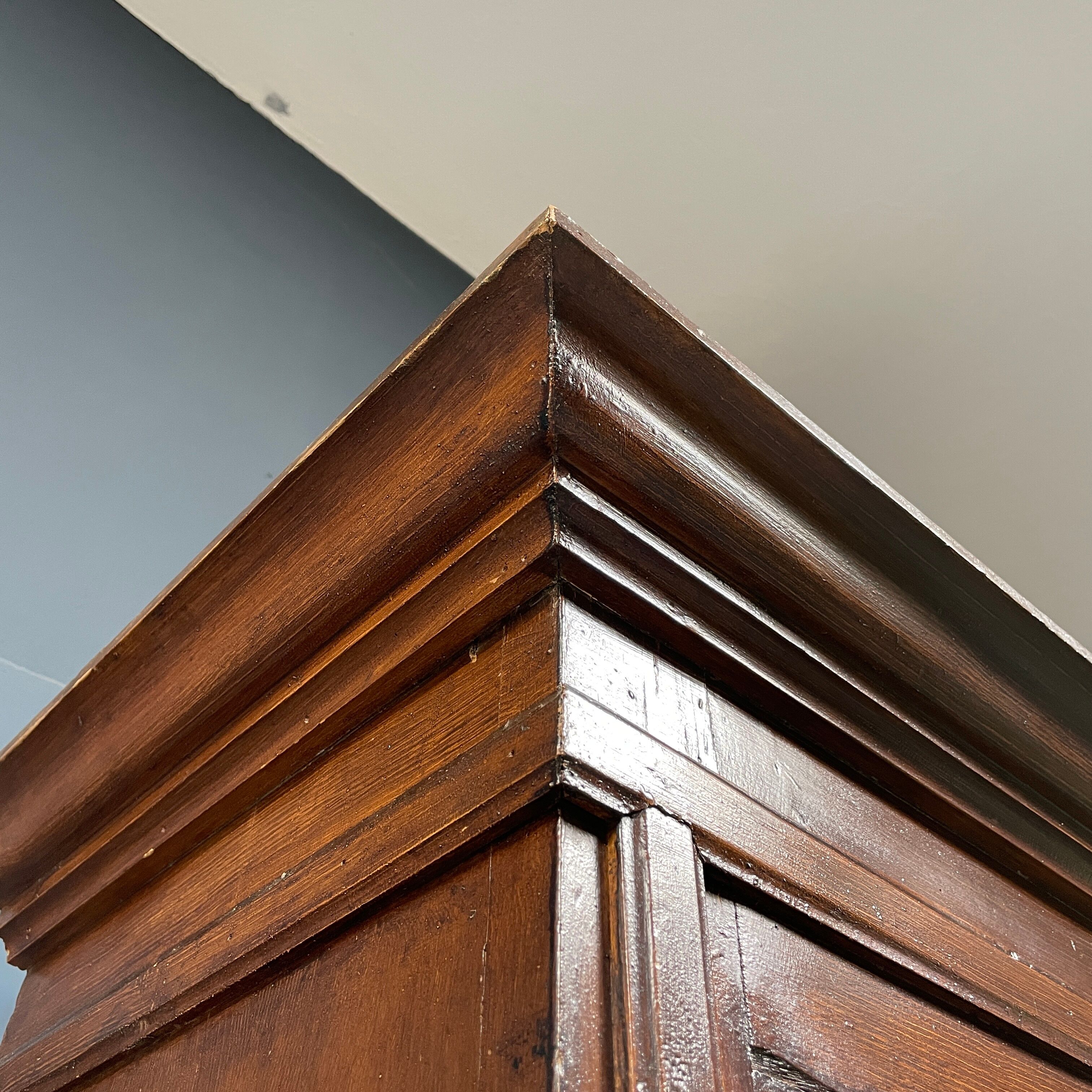 Large art deco cafe cabinet from Belgium, 1920s.