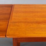 Table à manger extensible en teck danois, années 1960