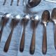 Art deco cutlery set in silver metal rex , 35 pieces