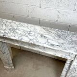 Louis XVI style marble fireplace