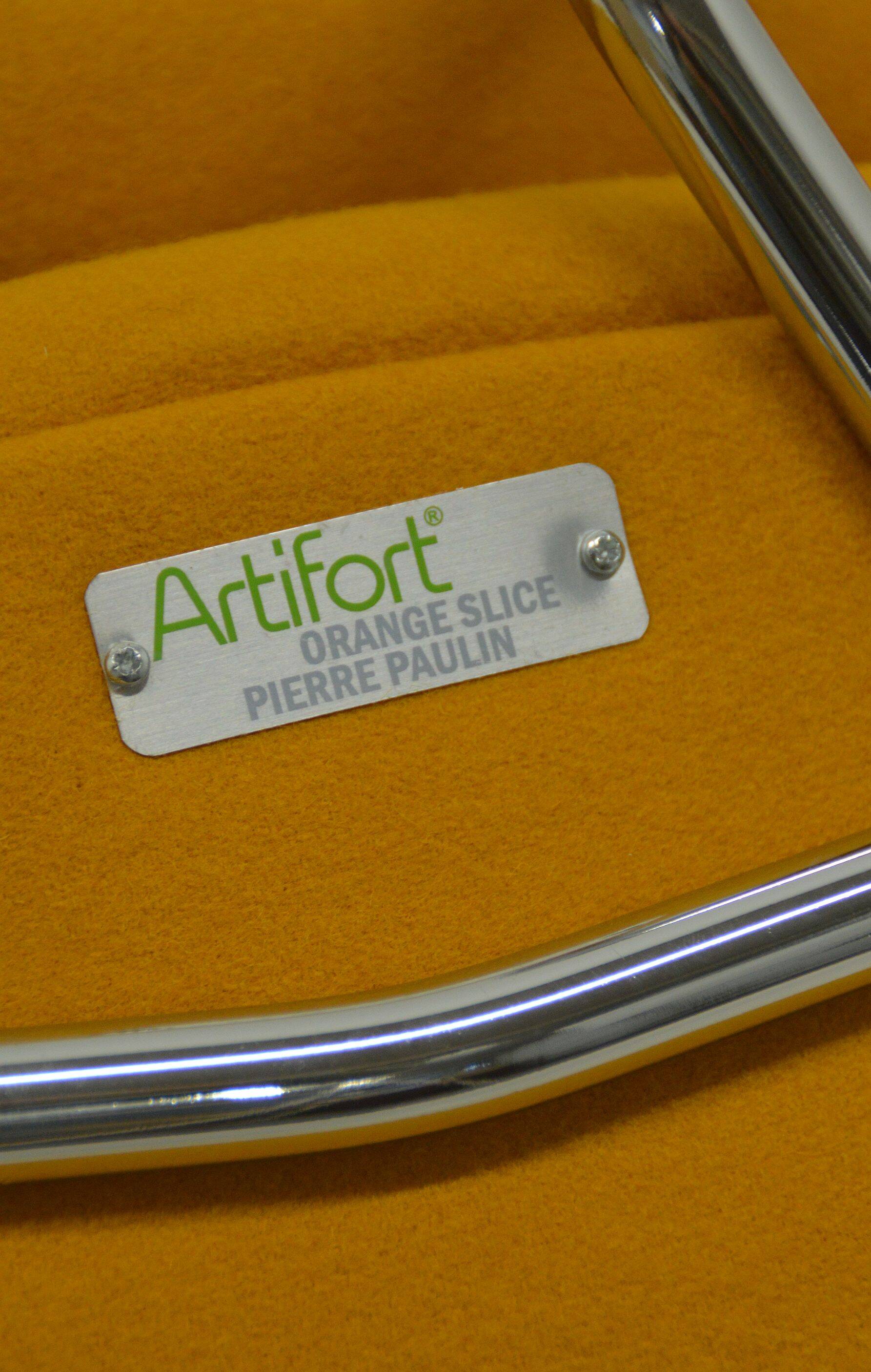 Orange Slice F437 designed by Pierre Paulin for Artifort