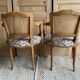 Paire de fauteuils canes style louis XV
