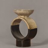 Vintage Czech Ceramic Candle Holder 1960s