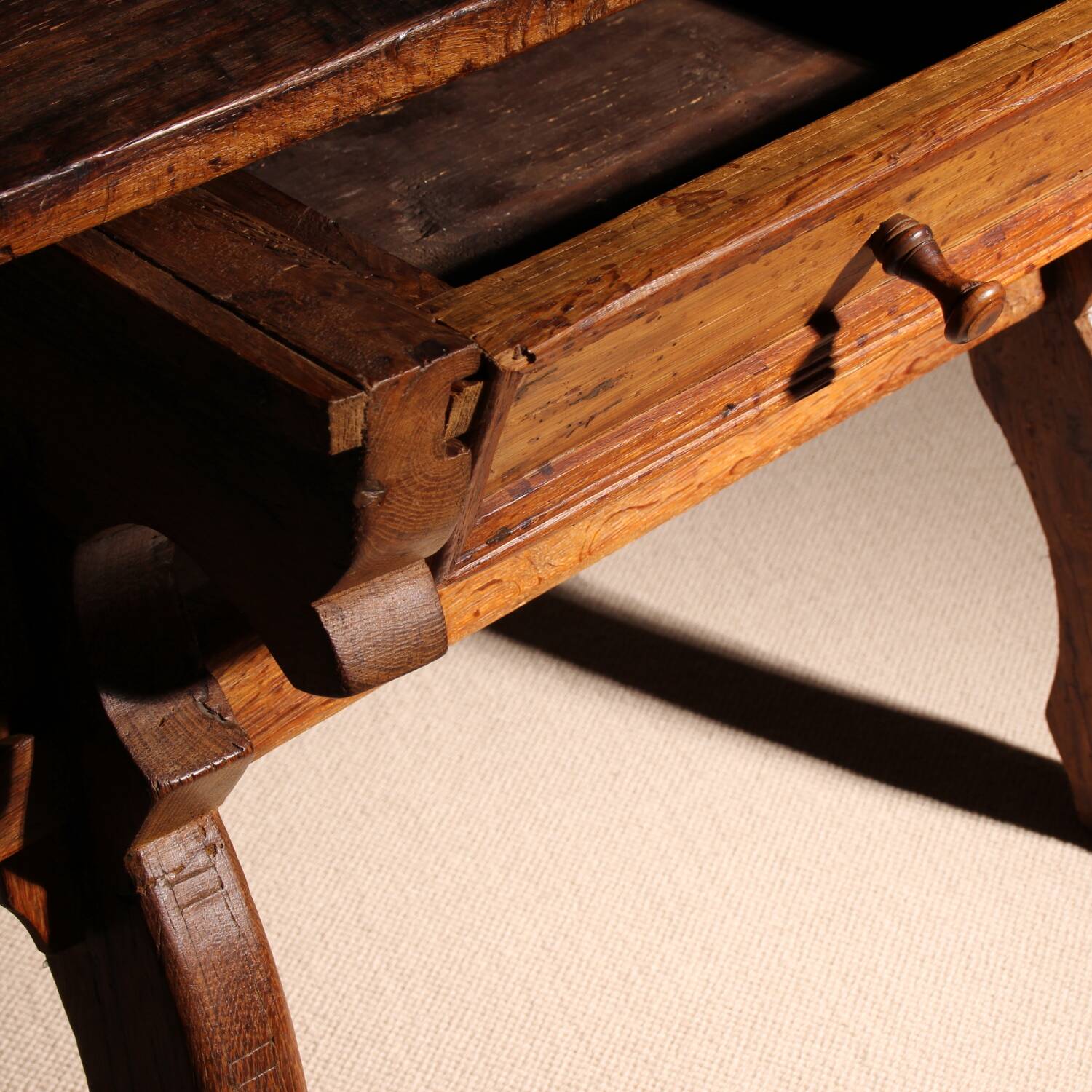 Table de ferme rustique 'Jogltisch' en chêne massif | Région alpine