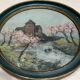 Old painting: framed watercolor