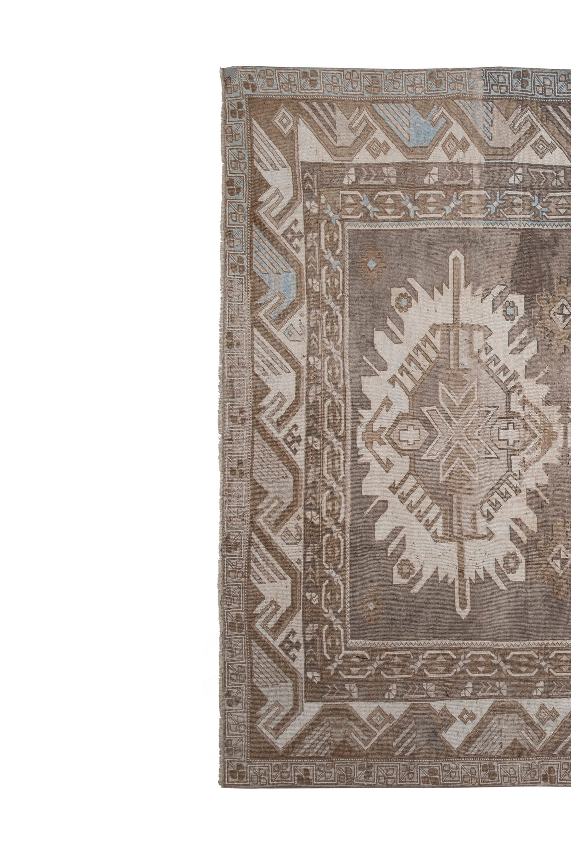 Vintage turkish kars rug 237 x 330 cm