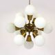 Lustre Spoutnik Mid-Century de Kamenický Šenov, 1970s
