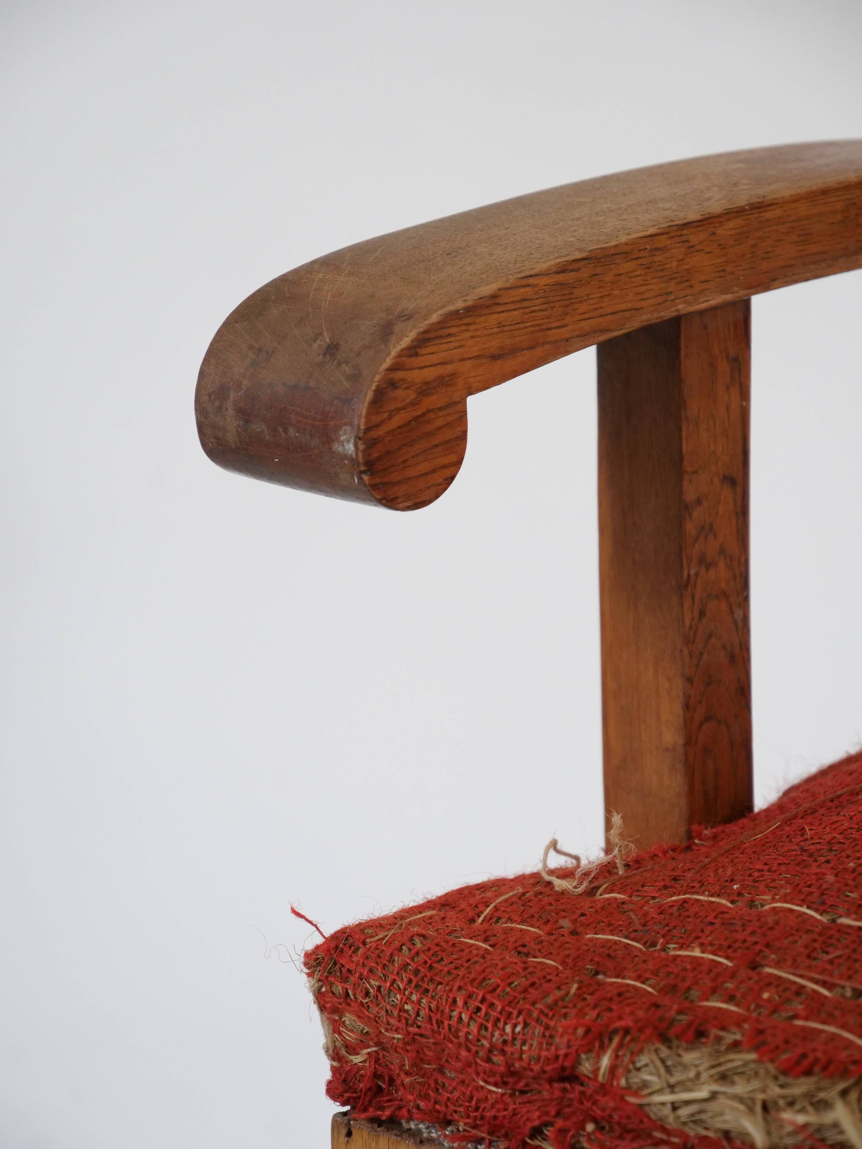 Fauteuil bridge ancien structure originale projet de tapissier
