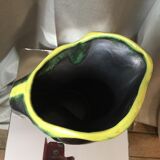 Vintage vallauris lunetta earthenware jug or pitcher
