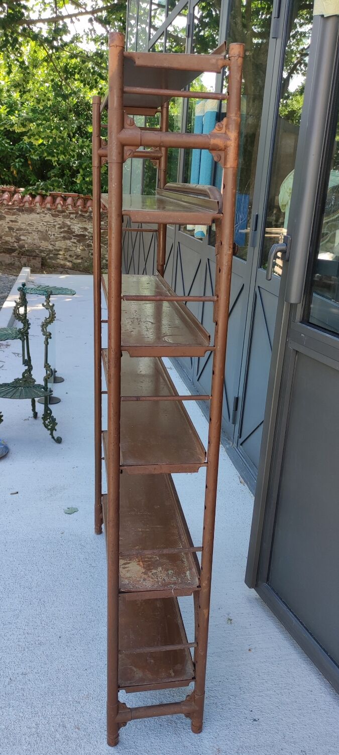 Industrial metal shelf