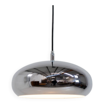 Chrome pendant by Richard Carruthers for Ateljé Lyktan