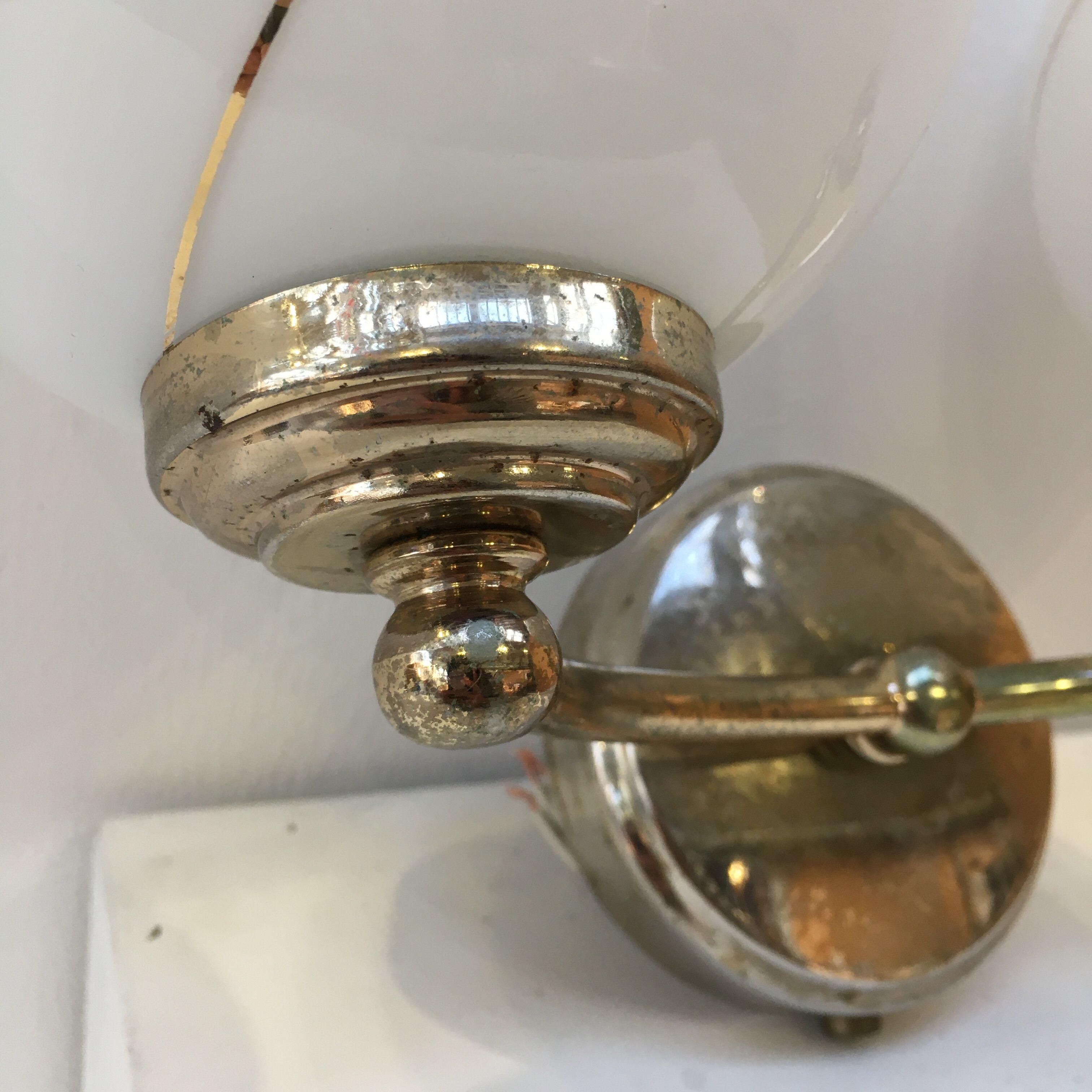 Double wall lamp two Art Deco