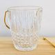 Crystal ice bucket and spoon thereof