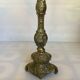 Large worked bronze candlestick