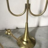 Pair of brass candlesticks