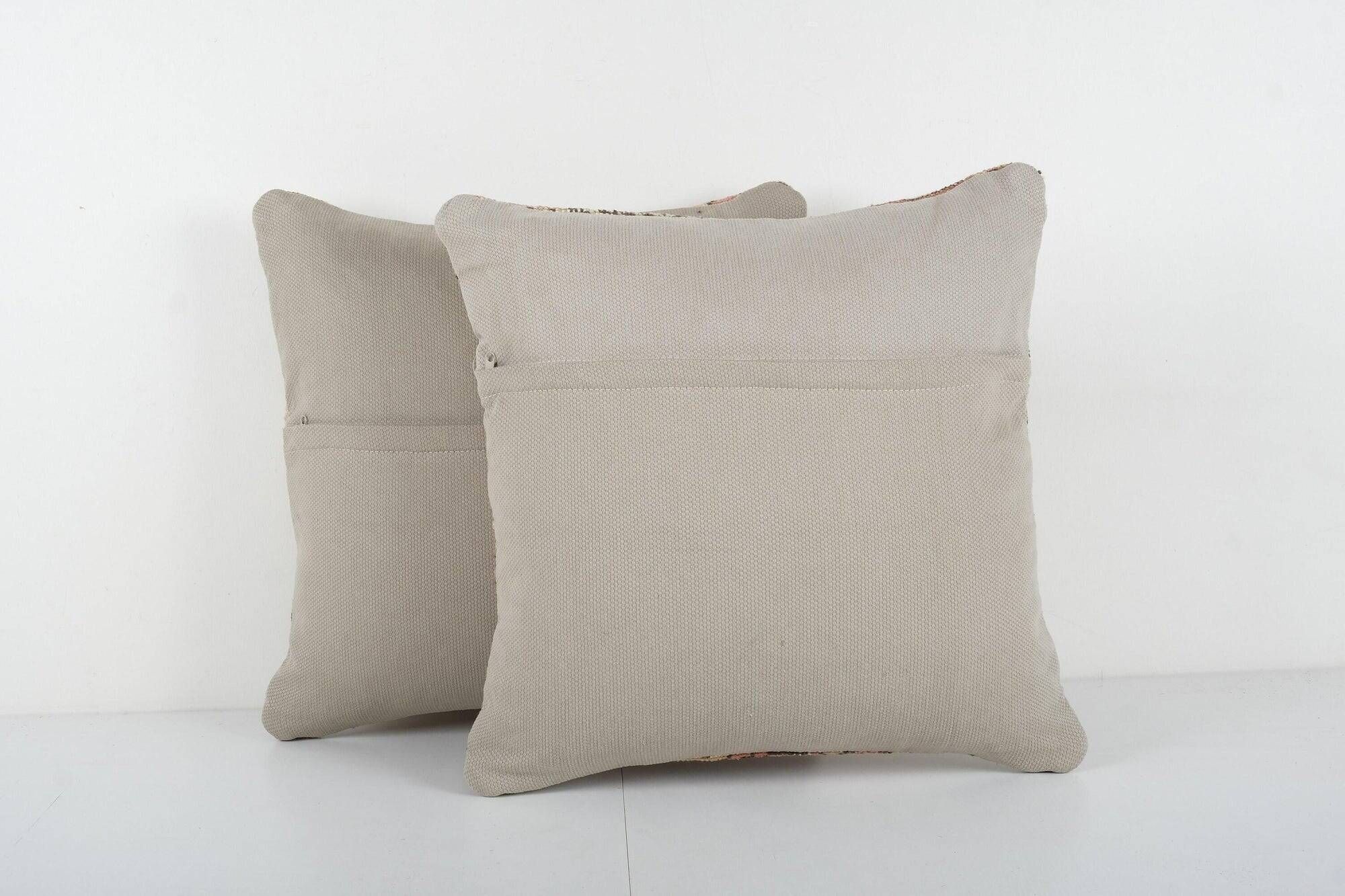 Set of 2 vintage Turkish cushion covers 51x51 cm