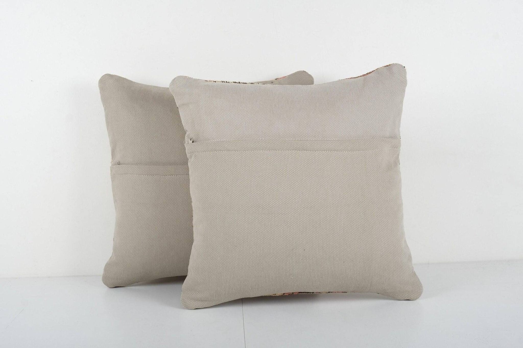 Set of 2 vintage Turkish cushion covers 51x51 cm