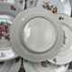 Set 8 assiettes dessert porcelaine