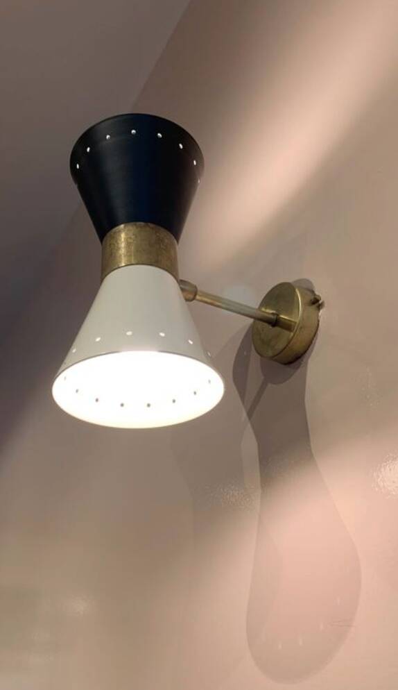 Diabolo wall light Black & White