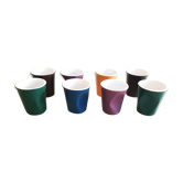 Set of 8 cups crumpled Revol Collection