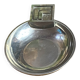 Silver-plated tastevin