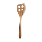 Slotted spatula, teak kitchen utensil L30 W8