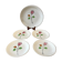 Service à dessert fleurs Made in France années 50