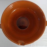 Glazed terracotta terracotta bowl, diameter 38cm