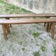 Pair of farm benches 150 cm