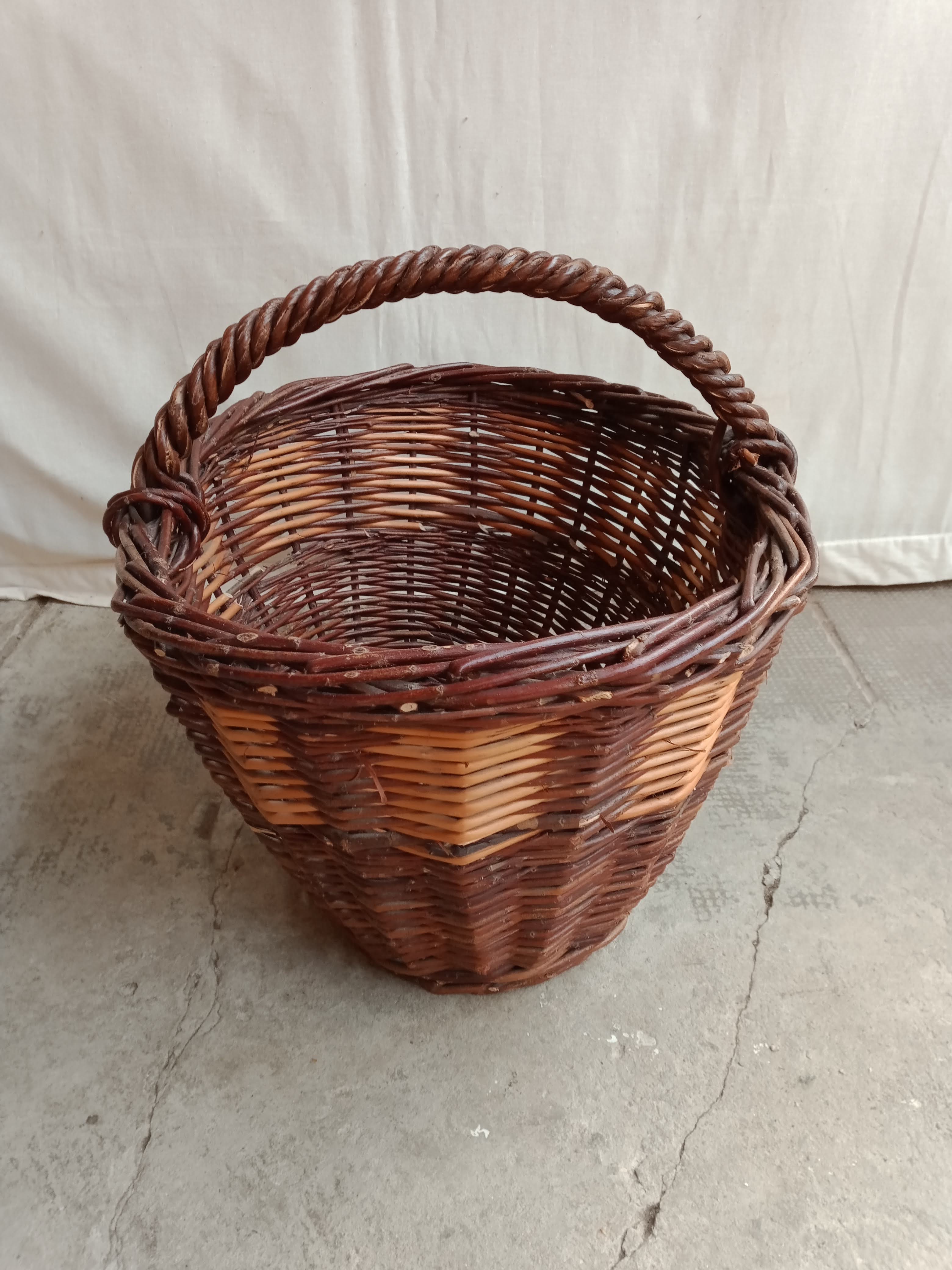 Old wicker basket